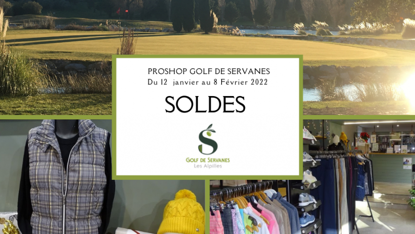 GSV – Soldes hiver 2022 Golf de Servanes