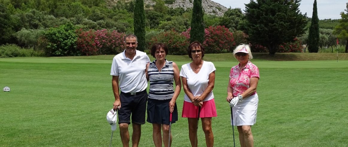 Compétition de golf au Golf de Servanes à Mouriès