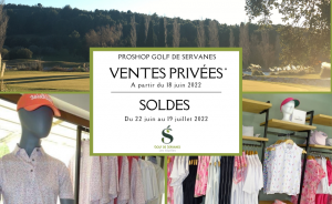 Les soldes d’été 2022 dans notre proshop au Golf de Servanes à Mouriès - Open Golf Club