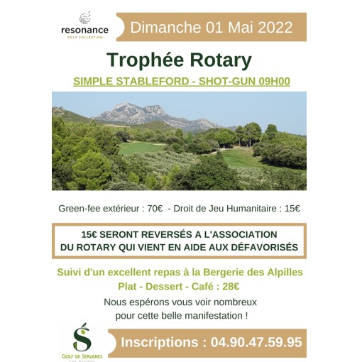 Golf de Servanes - Trophée Rotary - 01052022 - site