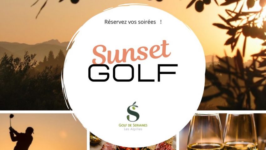 GSV Sunset Golf – visuel site internet Sunset Golf à Mouriès