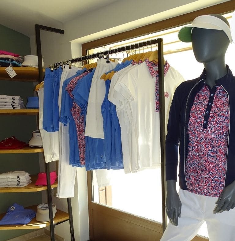 Proshop et boutiques golf - Golf de Servanes Provence - vêtement et chaussures golf femme