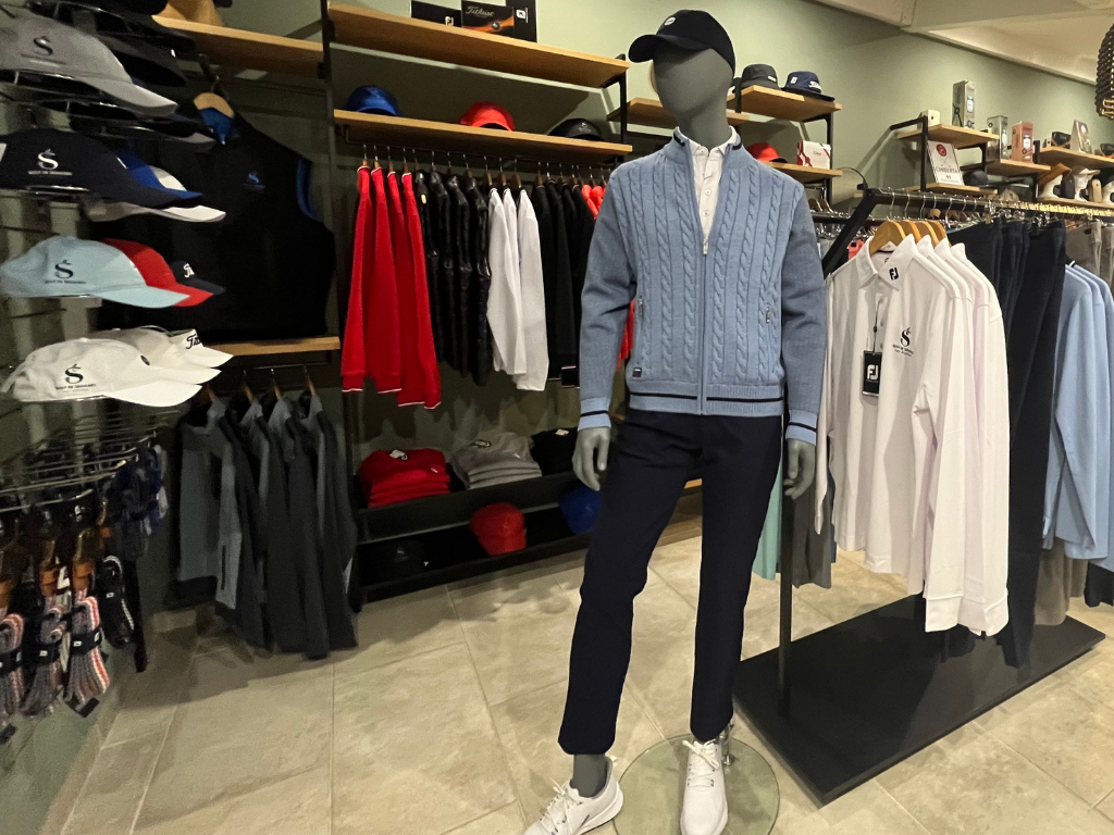 Proshop du Golf de Servanes nouvelle collection hiver homme 2023 2024