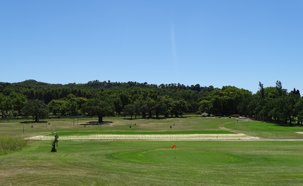 La gazonnière au Golf de Servanes