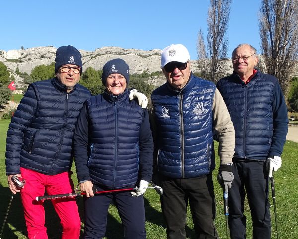 Photo compétition de golf trophée des Alpilles au Golf de Servanes