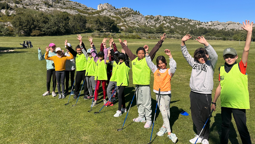 Golf scolaire avec l'école de Mouriès