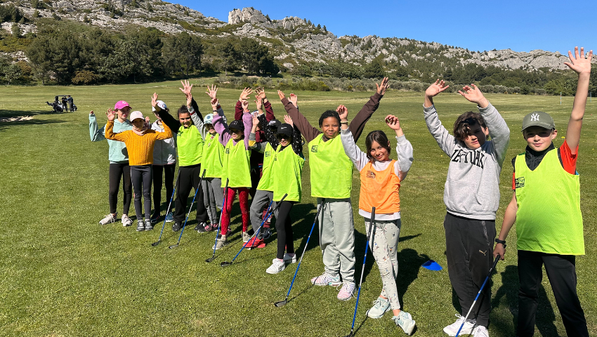 Golf scolaire avec l'école de Mouriès 