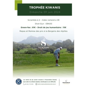 Trophée Kiwanis au Golf de Servanes- Compétition de golf
