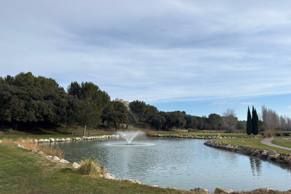 Entretien raisonné des abords de lac au Golf de Servanes pour préserver la biodiversité et la qualité des eaux