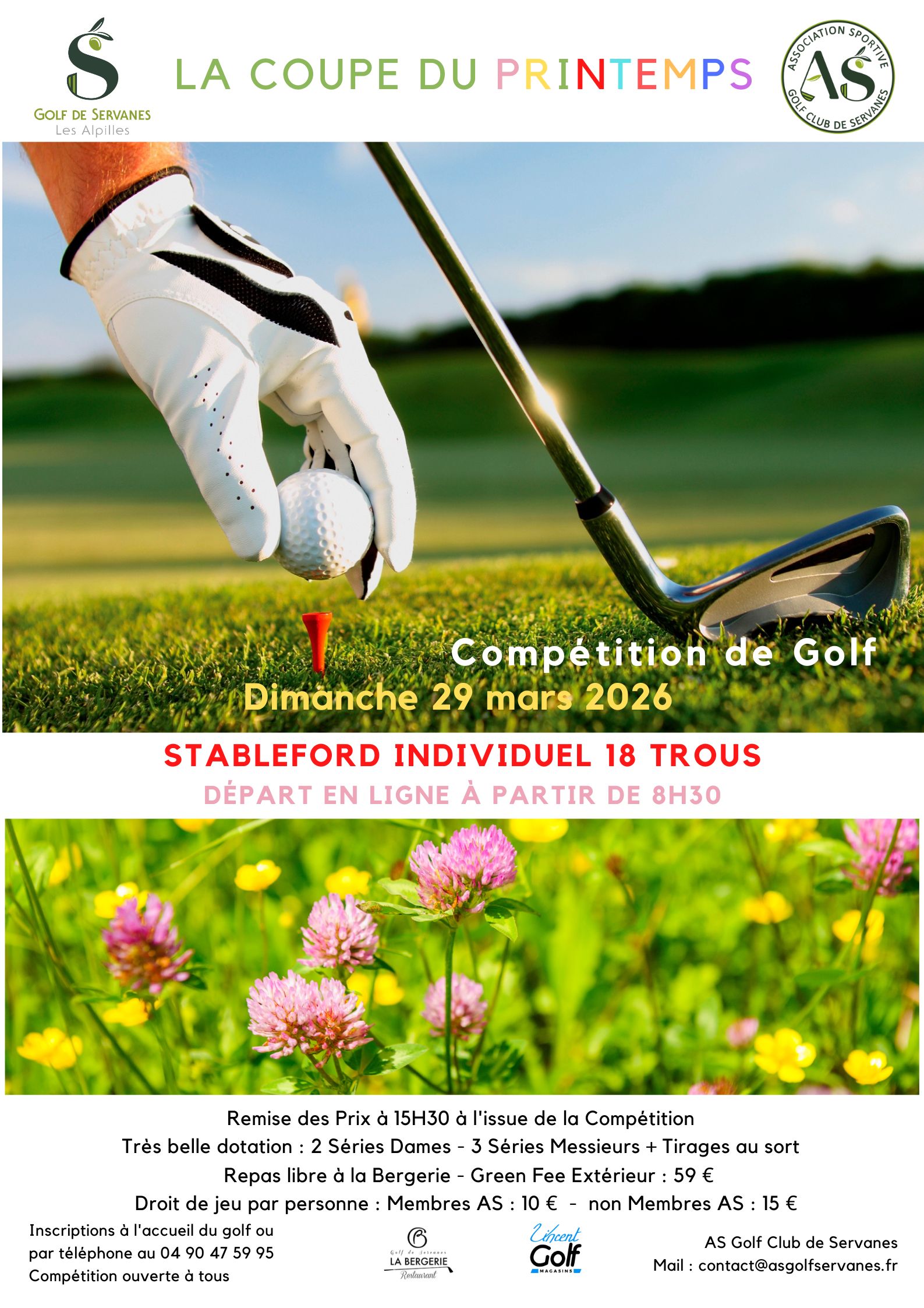 La coupe du Printemps au Golf de Servanes