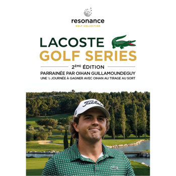 Ouverte à tous les joueurs amateurs, la compétition Lacoste Golf Series par resonance golf collection se jouera en scramble à deux sur 18 trous, une formule conviviale et accessible à tous les niveaux.