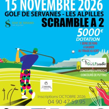 Une compétition de golf 18 trous au Golf de Servanes organisée par Golf Pocket